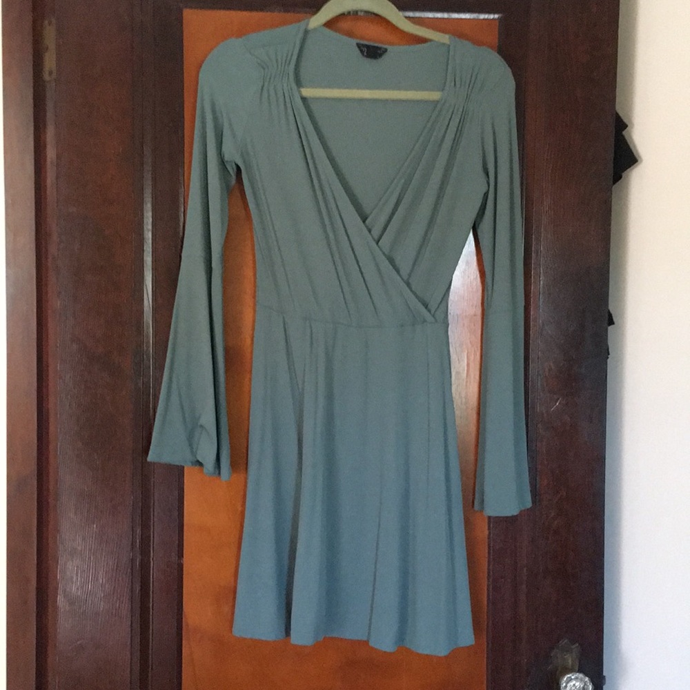 Topshop dress light teal color